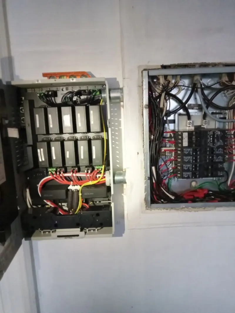 Electrical panel upgrade completed for Carbon Monoxide Detector Installation in Staples